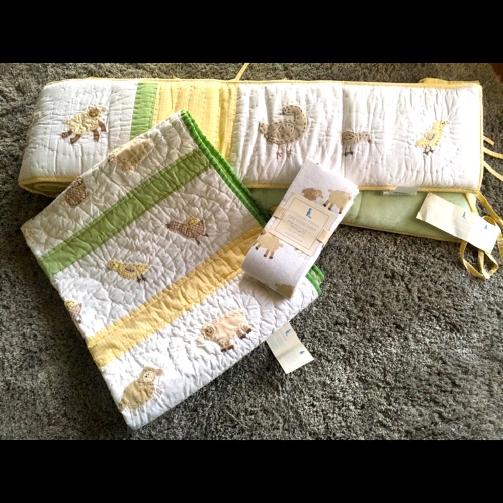 Pottery Barn Kids Cottontail Friends Nursery Set